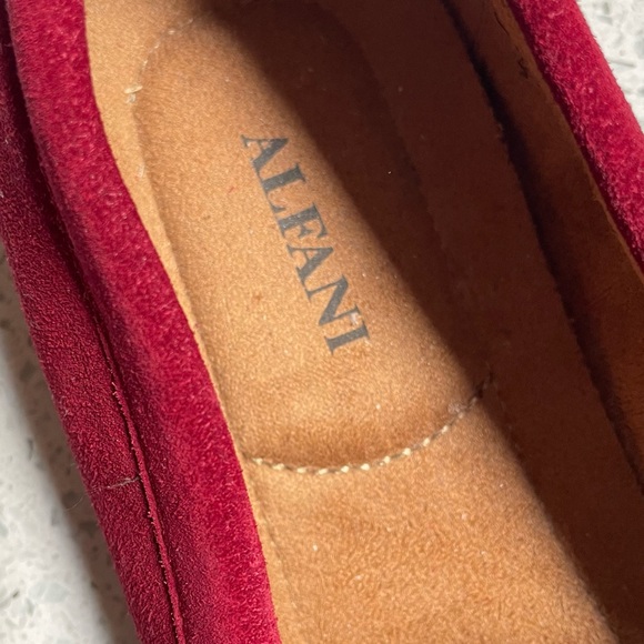 Alfani Men's Red Suede Loafers - Picture 3 of 3